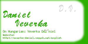 daniel veverka business card